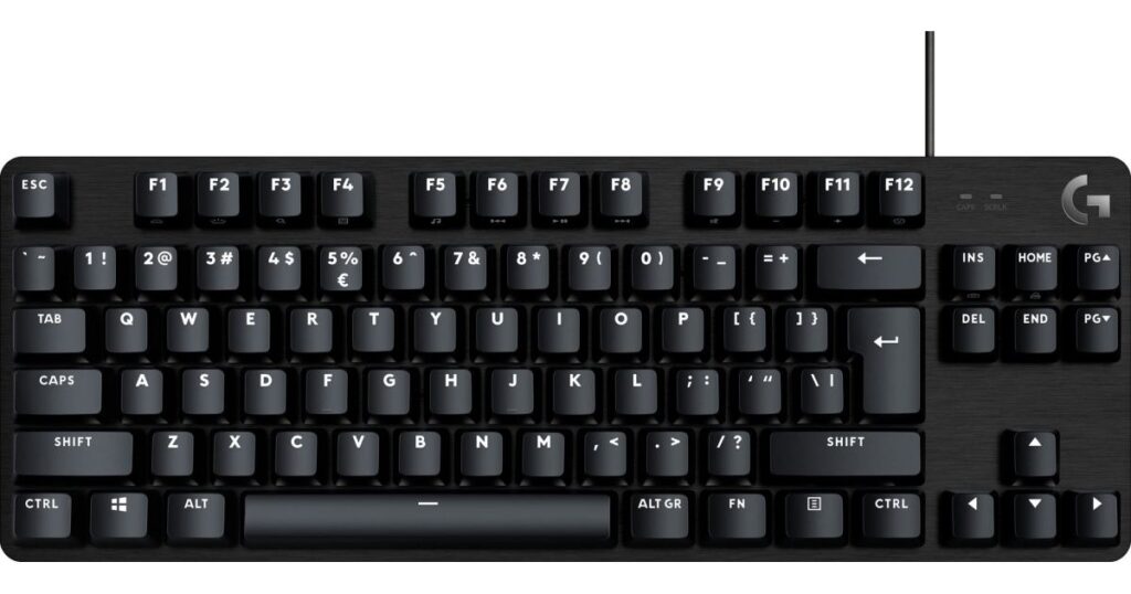 Nejlepší herní klávesnice do 3000 Kč. Kompaktní TKL model logitech G413.