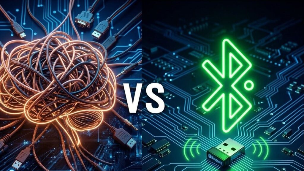 dart vs. bezdrat drátové periferie